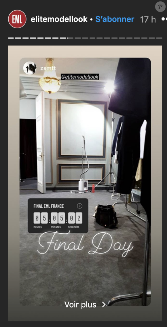 Finale Elite Model Look du 2 octobre 2019, Paris.