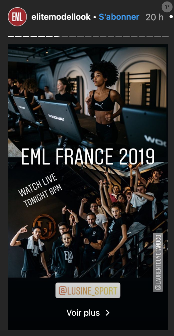 Finale Elite Model Look du 2 octobre 2019, Paris.
