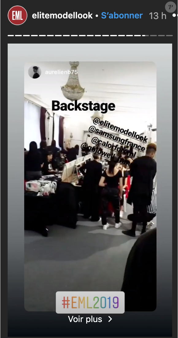 Finale Elite Model Look du 2 octobre 2019, Paris.