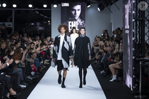 Luna et Adam, grands gagnants du concours Elite Model Look le 2 octobre 2019.