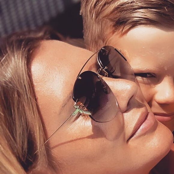 Amélie Neten et son fils Hugo complices sur Instagram, le 4 juillet 2019