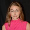 Gigi Hadid en backstage du défilé Off-White Collection "Meteor Shower" Prêt-à-Porter Printemps/Eté 2020 lors de la Fashion Week de Paris, France, le 26 septembre 2019. © Veeren-Clovis/Bestimage