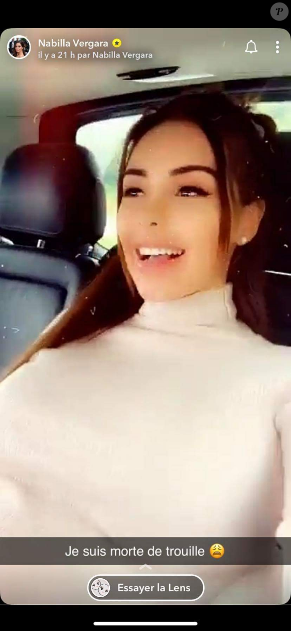 Nabilla et Thomas arrivent à la maternité le 5 octobre 2019.