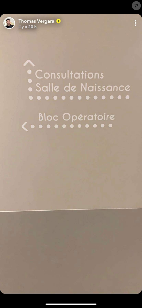 Nabilla et Thomas arrivent à la maternité le 5 octobre 2019.