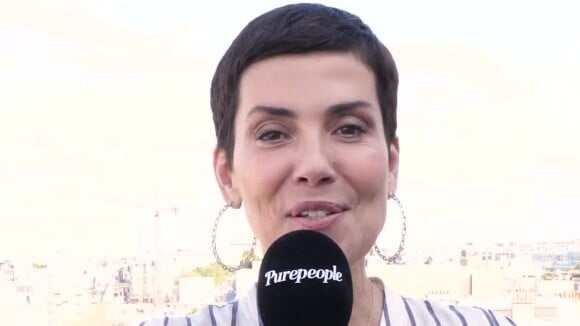 Cristina Cordula se prête au jeu de l'interview "Vox Populi" pour Purepeople.com, le 8 octobre 2019.