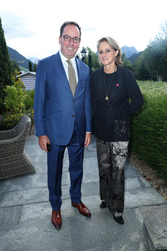Marie Laure de Villepin et Flavio Bucciarelli - Les invités lors du week-end organisé par Less Saves The Planet le 7 septembre 2019 à l'Alpina Gstaad