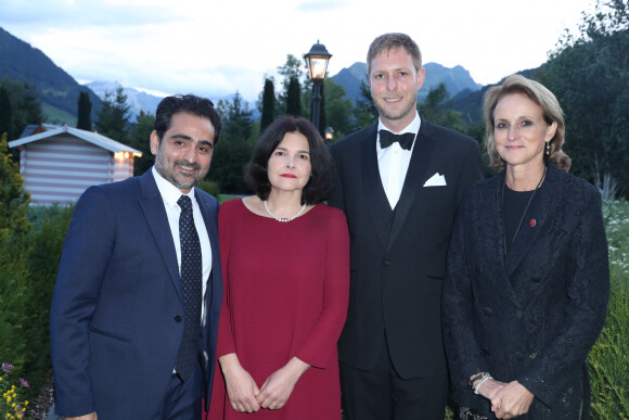 Fadi Joseph Abou, Marie Ange Gorbanevsky, Prince Leka II, Marie Laure de Villepin - Les invités lors du week-end organisé par Less Saves The Planet le 7 septembre 2019 à l'Alpina Gstaad