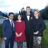 Fadi Joseph Abou, Marie Ange Gorbanevsky, Prince Leka II, Marie Laure de Villepin - Les invités lors du week-end organisé par Less Saves The Planet le 7 septembre 2019 à l'Alpina Gstaad