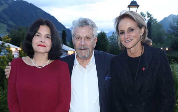 Marie Ange Gorbanevsky, Albert Nahmias et Marie Laure de Villepin - Les invités lors du week-end organisé par Less Saves The Planet le 7 septembre 2019 à l'Alpina Gstaad