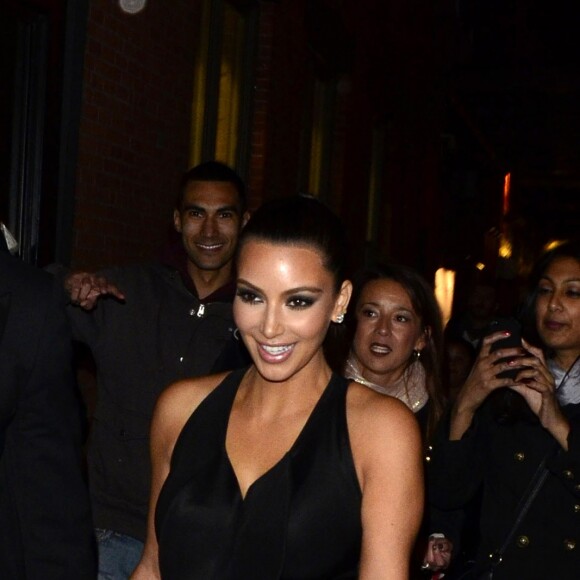 Kim Kardashian et Kanye West à New York, en 2012. 