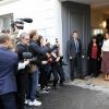 La princesse Mary de Danemark, Brigitte Macron lors de la visite de la cité scolaire Alphonse de Lamartine à Paris le 9 octobre 2019. © Dominique Jacovides / Bestimage