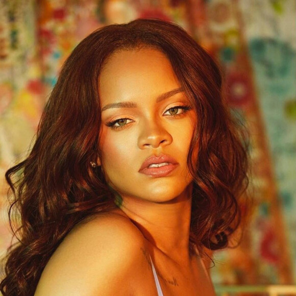 Rihanna pose pour la nouvelle campagne de sa marque de lingerie Savage x Fenty. New York. Le 8 août 2019.