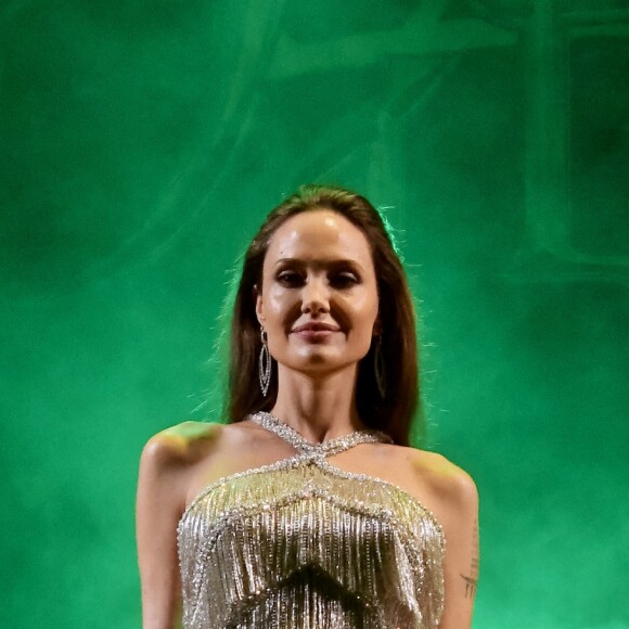 Angelina Jolie - Avant-première du film "Maléfique : Le Pouvoir du mal" à Tokyo, au Japon. Le 3 octobre 2019. @Keizo Mori/UPI/ABACAPRES.COM