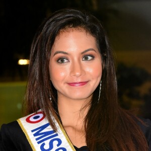 Semi Exclusif - Vaimalama Chaves, miss France 2019 lors des assises du harcèlement scolaire à Lyon le 15 mars 2019. © Romain Doucelin / Bestimage