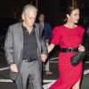Exclusif - Michael Douglas et sa femme Catherine Zeta Jones à la sortie de leur dîner d'anniversaire (75 et 50 ans) à New York le 25 septembre 2019.