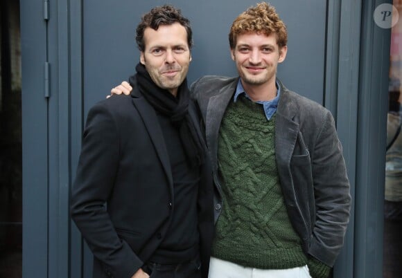 Niels Schneider et Guillaume de Fontenay en close-up pour le film "Sympathie pour le diable" lors du 6ème Festival International du Film de Saint-Jean-de-Luz, le 9 octobre 2019. © Patrick Bernard/Bestimage