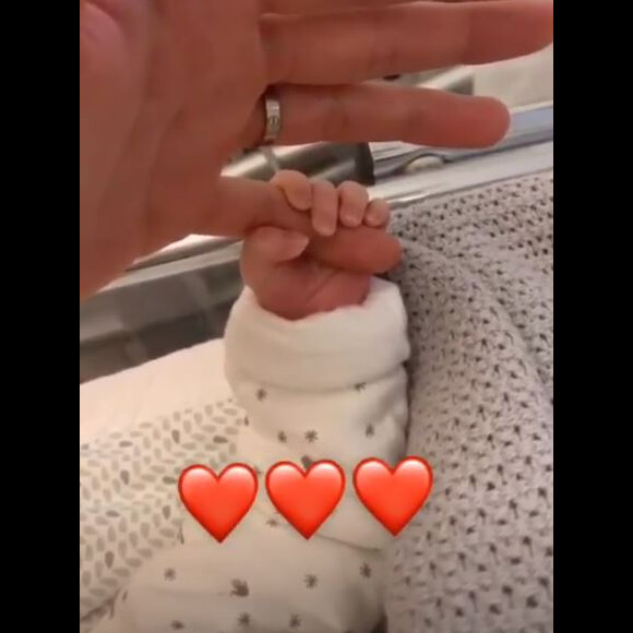 Tarek Benattia rend visite à son neveu Milann, le 13 octobre 2019.