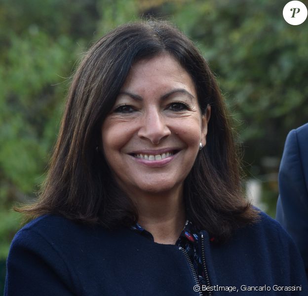 La Maire de Paris Anne Hidalgo - Vendanges des vignes du Clos Montmartre à Paris le 12 octobre 2019. © Giancarlo Gorassini/Bestimage