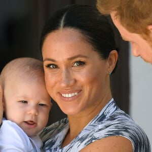 Meghan Markle, duchesse de Sussex, et son fils fils Archie ont rencontré l'archevêque D. Tutu et sa femme à Cape Town, Afrique du Sud. Le 25 septembre 2019