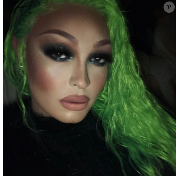 Tatianna, candidate de la deuxième saison de l'émission "RuPaul's Drag Race", sur son compte Instagram. Le 1er mars 2019.
