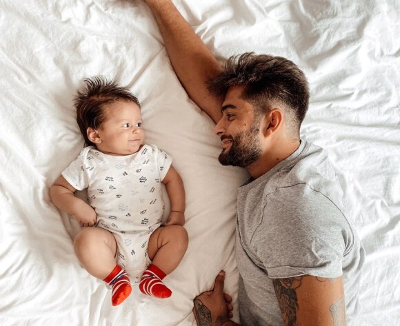 Benoît Assadi et son fils Juliann, photo Instagram postée par Jesta le 14 octobre 2019