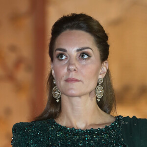 Catherine Kate Middleton - Le duc et la duchesse de Cambridge lors d'une réception offerte par le haut commissaire britannique à Islamabad, Pakistan le 15 octobre 2019.