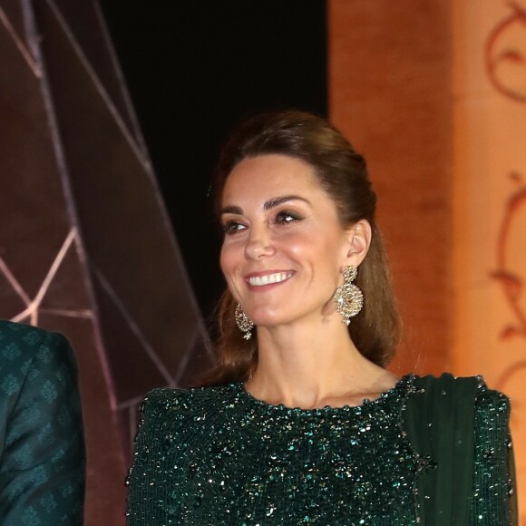 Catherine Kate Middleton, le prince William - Le duc et la duchesse de Cambridge lors d'une réception offerte par le haut commissaire britannique à Islamabad, Pakistan le 15 octobre 2019.