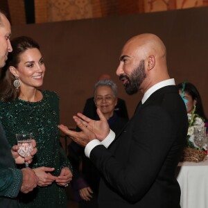 Catherine Kate Middleton, le prince William - Le duc et la duchesse de Cambridge lors d'une réception offerte par le haut commissaire britannique à Islamabad, Pakistan le 15 octobre 2019.