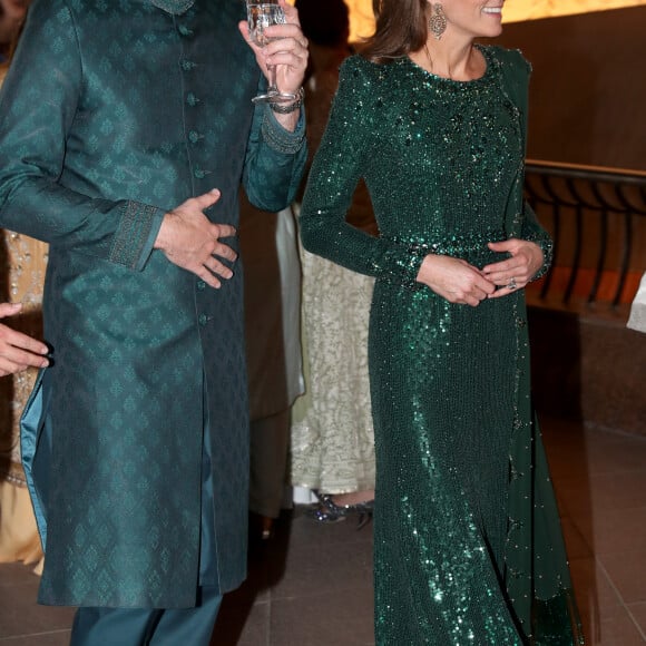 Catherine Kate Middleton, le prince William - Le duc et la duchesse de Cambridge lors d'une réception offerte par le haut commissaire britannique à Islamabad, Pakistan le 15 octobre 2019.