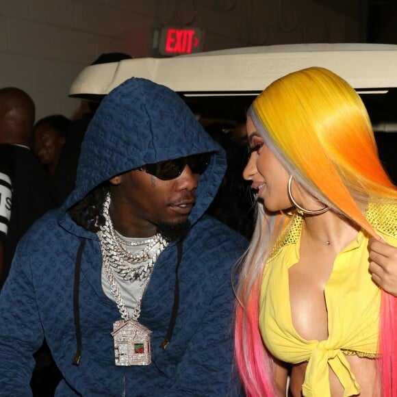 Offset & Cardi B - Les stars font le show lors du "Summer Jam" au MetLife Stadium à East Rutherford (New Jersey), le 2 juin 2019.