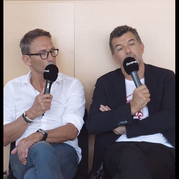 Stéphane Plaza et Julien Courbet en interview pour "Purepeople", septembre 2019