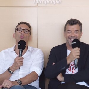 Stéphane Plaza et Julien Courbet en interview pour "Purepeople", septembre 2019