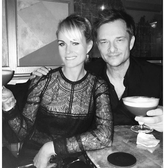 Laeticia et David Hallyday sur une photo publiée sur Instagram en mars 2016.