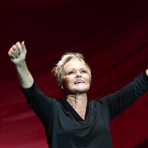 Muriel Robin - Générale du nouveau spectacle "Muriel Robin et Pof !" au Palais des Sports à Paris le 3 octobre 2019. © Coadic Guirec/Bestimage