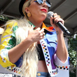 Lady Gaga - Personnalités lors de la Gay Pride à New York, le 28 Juin 2019