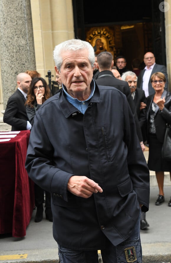 Claude Lelouch - Obsèques de Charles Gérard en la cathédrale arménienne Saint-Jean-Baptiste de Paris. Le 26 septembre 2019