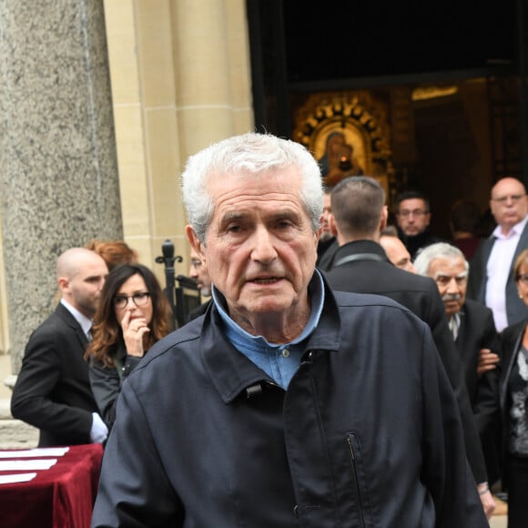 Claude Lelouch - Obsèques de Charles Gérard en la cathédrale arménienne Saint-Jean-Baptiste de Paris. Le 26 septembre 2019