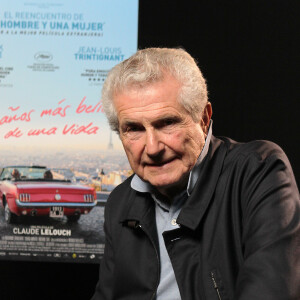 Claude Lelouch présente son film "Les Plus belles annees d'une vie" à Madrid le 2 septembre 2019. © Alterphotos/Panoramic/Bestimage$