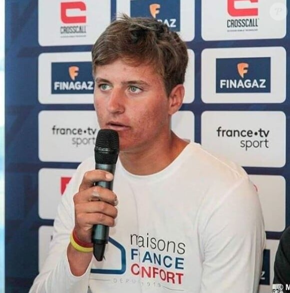Basile Bourgnon pour le tour de France à la voile le 14 mars 2019.