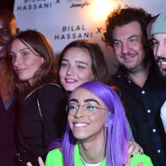 Exclusif - Bilal Hassani - After du concert de Bilal Hassani à la Gioia à Paris le 21 octobre 2019. Le jeune chanteur français se produisait sur la scène de l'Olympia avant son arrivée à la Gioia. © Rachid Bellak/Bestimage