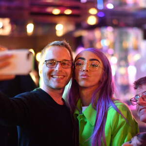 Exclusif - Bilal Hassani - After du concert de Bilal Hassani à la Gioia à Paris le 21 octobre 2019. Le jeune chanteur français se produisait sur la scène de l'Olympia avant son arrivée à la Gioia. © Rachid Bellak/Bestimage