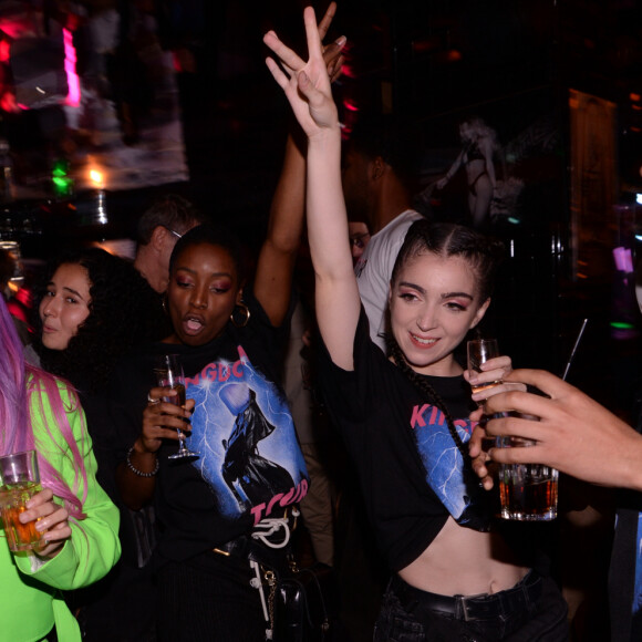 Exclusif - Bilal Hassani - After du concert de Bilal Hassani à la Gioia à Paris le 21 octobre 2019. Le jeune chanteur français se produisait sur la scène de l'Olympia avant son arrivée à la Gioia. © Rachid Bellak/Bestimage