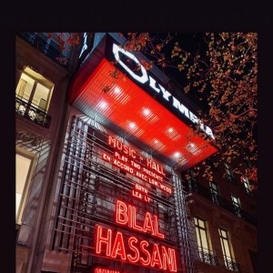 Bilal Hassani en concert à L'Olympia, à Paris- 21 octobre 2019.