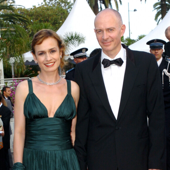 Sandrine Bonnaire et Guillaume Laurant lors de la soirée de clôture du 59e Festival de Cannes le 28 mai 2006.