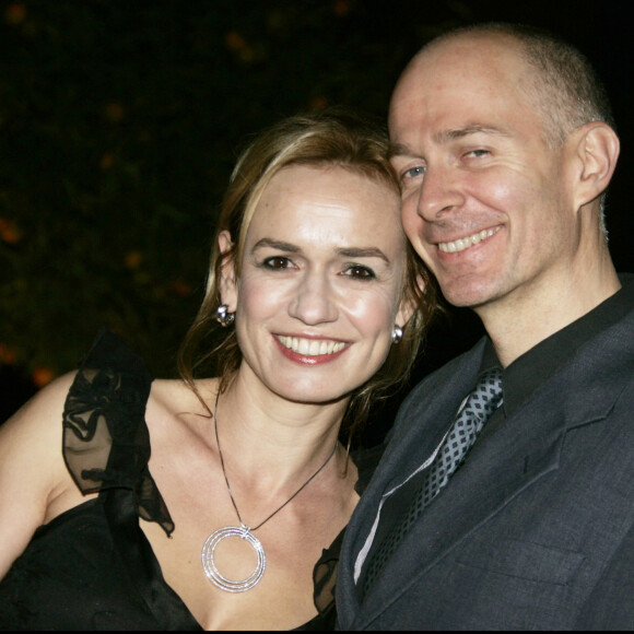 Sandrine Bonnaire et Guillaume Laurant lors de la soirée donnée en l'honneur de Martin Scorsese au Festival du film de Marrakech le 12 novembre 2005.