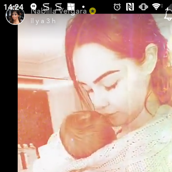 Nabilla Benattia donne des nouvelles de son fils Milann sur Snapchat, le 23 octobre 2019