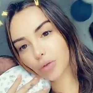 Nabilla Benattia donne des nouvelles de son fils Milann sur Snapchat, le 23 octobre 2019