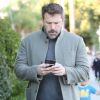 Ben Affleck se promène à Los Angeles, le 22 octobre 2019.