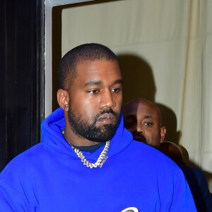 Kanye West à la sortie de l'hôtel The Mercer à New York, le 24 octobre 2019