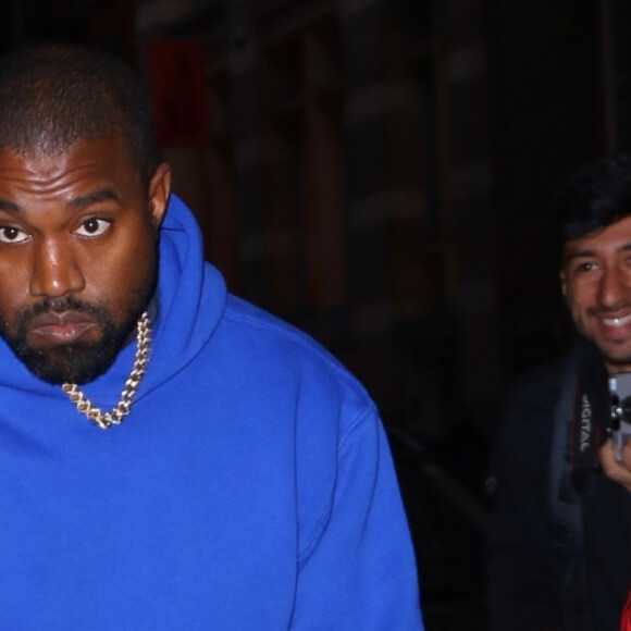 Kanye West arrive à l'hôtel The Mercer à New York, le 24 octobre 2019